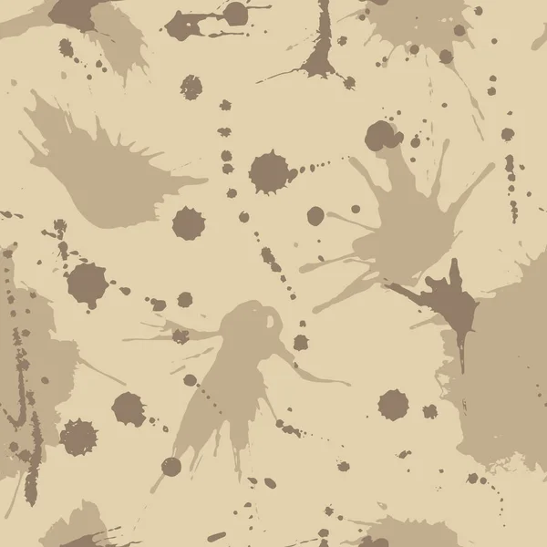 Векторный Бесшовный Рисунок Капельками Брызгами Гранж Фон — стоковый вектор