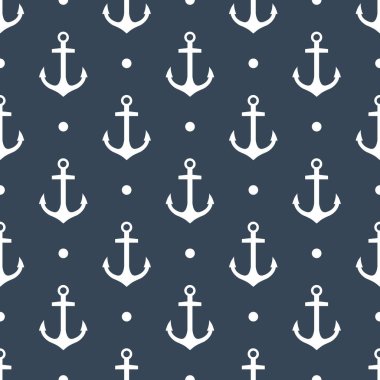 vektör çapa ile seamless modeli