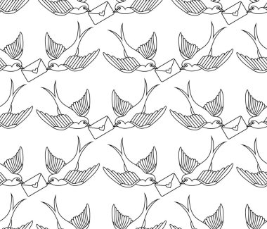 Kuşların ve aşk mektuplarının olduğu eski usul kusursuz bir model.