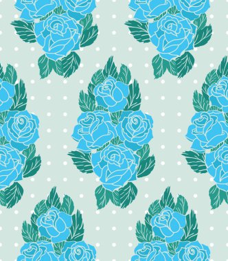 Gül ile vektörsüz desen