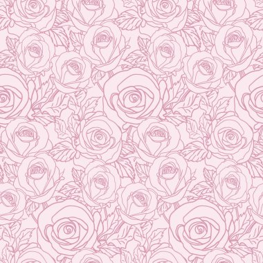 Gül ile vektörsüz desen