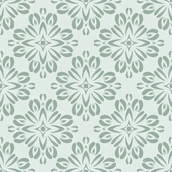 Vintage Vector Patrón Flores Sin Costura — Vector de stock