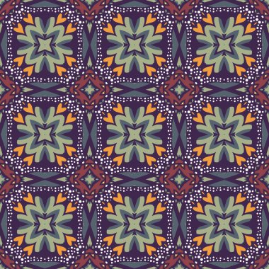 Vintage vektörsüz çiçek deseni