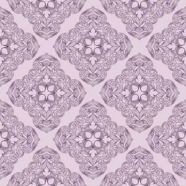 Vintage vektörsüz çiçek deseni