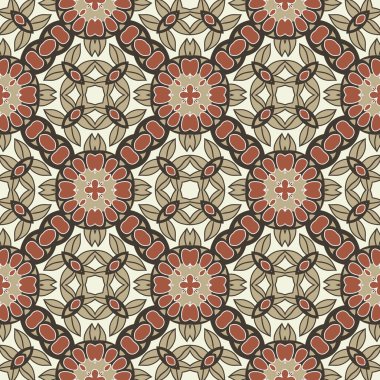 Vintage vektörsüz çiçek deseni