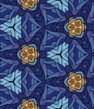 Vintage vektörsüz çiçek deseni