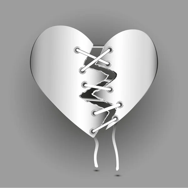 टर्न हृदय प्रतिमा — स्टॉक व्हेक्टर
