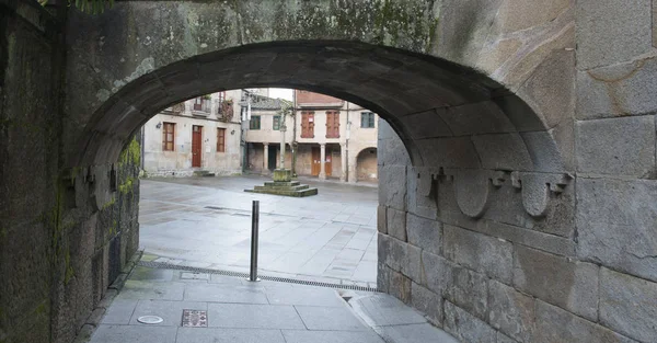 Plaza de la Lea em Pontevedra (Espanha ) — Fotografia de Stock