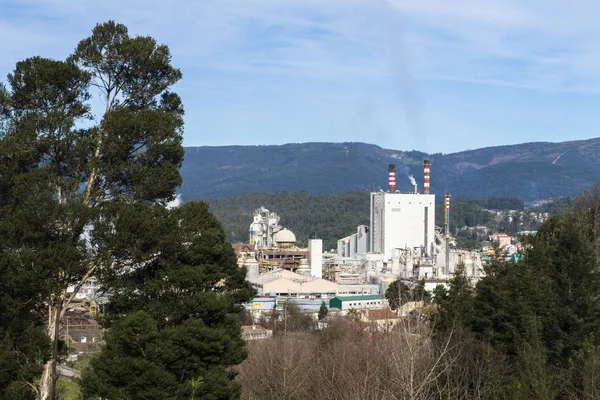 Pulp industry in Galicia (Spain) — Stock Photo, Image