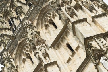 Rouen (Fransa Gotik Katedrali detay)