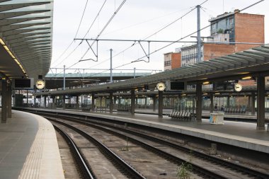Belçika'daki tren istasyonu