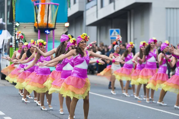 Carnaval de inverno em Pontevedra (Espanha) — Fotografia de Stock