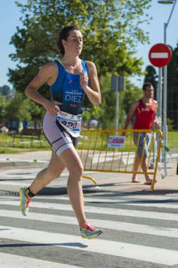 Yüzmeyi triathletes hazırlanan