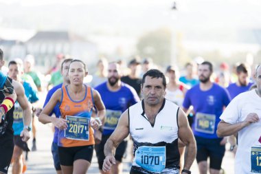 Yarı Maraton çalıştıran sporcular