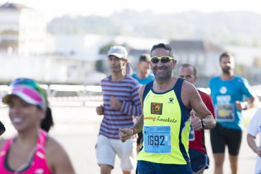 Yarı Maraton çalıştıran sporcular