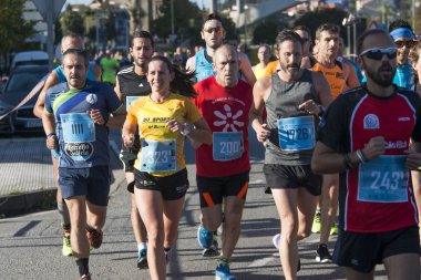 Yarı Maraton çalıştıran sporcular