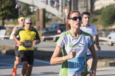 Yarı Maraton çalıştıran sporcular