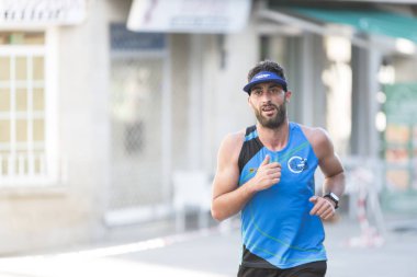 Yarı Maraton çalıştıran sporcular