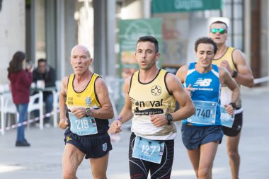 Yarı Maraton çalıştıran sporcular