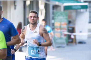 Yarı Maraton çalıştıran sporcular