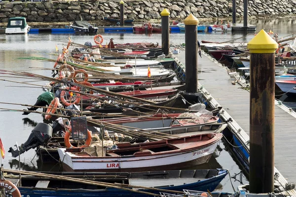 Arcade España Febrero 2016 Barcos Pesqueros Uno Los Muelles Del — Foto de Stock