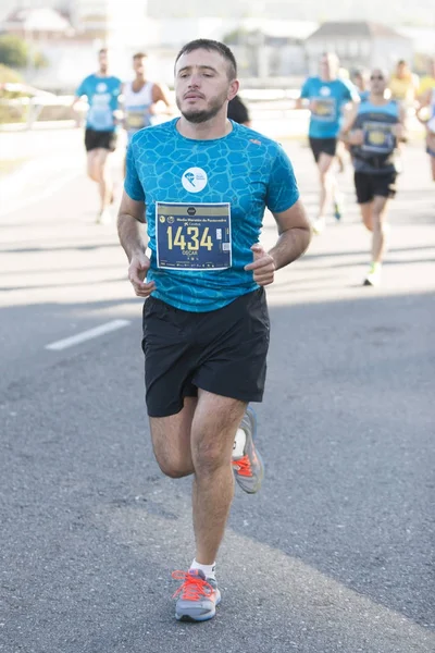 Atletas correndo na meia maratona — Fotografia de Stock