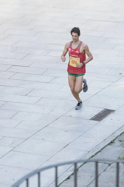 Αθλητές που τρέχουν στο μισό μαραθώνιο — Φωτογραφία Αρχείου