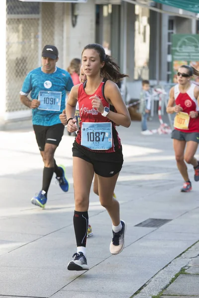 Yarı Maraton çalıştıran sporcular — Stok fotoğraf