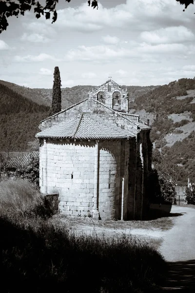 Romanesque Church Santa Martino Cova Ribeira Sacra Lugo Spain — Stock Photo, Image