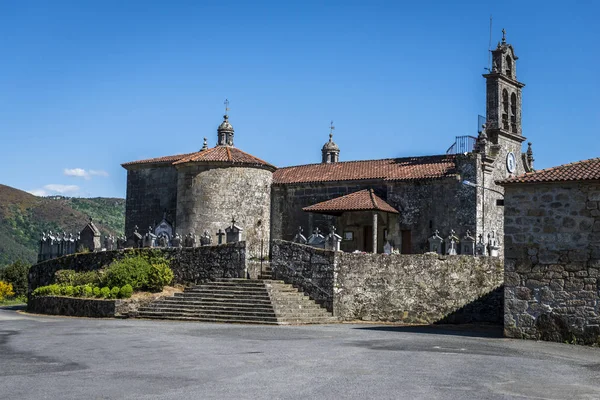 Detail Romanesque Church Santiago Carracedo Ourense Galicia Spain — Stock Photo, Image