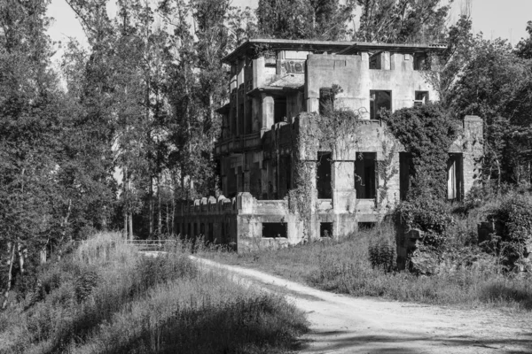 Cesuras Spain June 2017 Ruins Old Sanatorium Which Never Completed — Stock Photo, Image