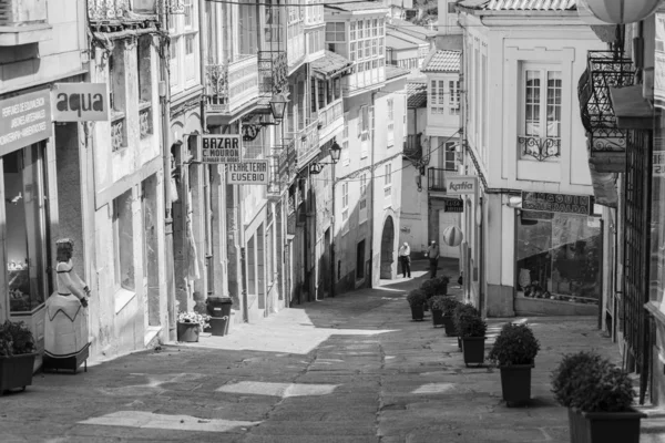 Betanzos Spain June 2017 Detail One Most Popular Streets Village — Stock Photo, Image