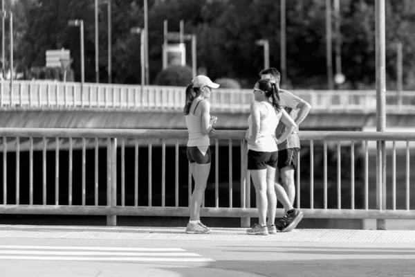 Spanische Triathlonmeisterschaft nach Vereinen — Stockfoto