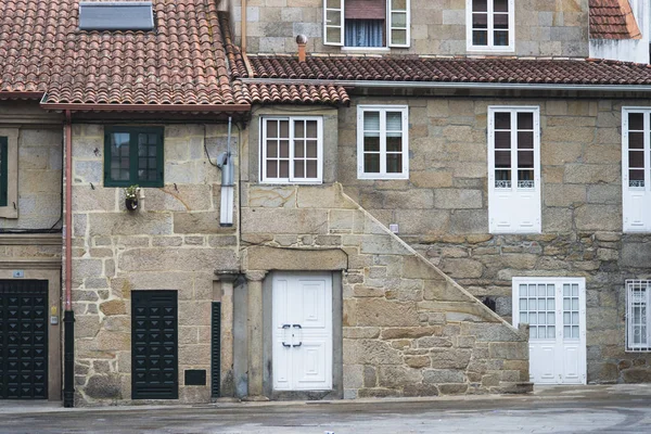 Praza Pedreira Pontevedra Galicien Spanien Mit Der Typischen Architektur Der — Stockfoto