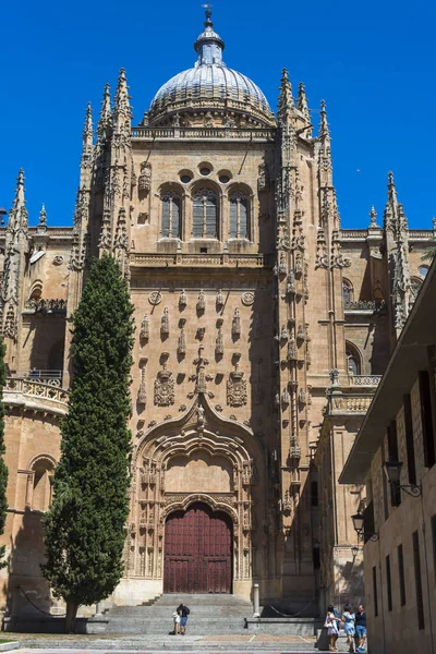 Salamanca España Septiembre 2017 Catedral Asunción Virgen Popularmente Llamada Catedral — Foto de Stock