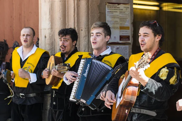 Salamanca Spain September 2017 Member Famous Tuna Group Brotherhood University — ストック写真