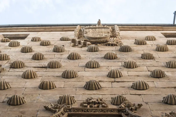 Salamanca Spanya Eylül 2017 Casa Las Conchas Gotik Tarzın Plateresk — Stok fotoğraf