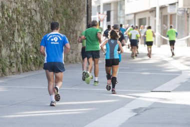 Yarı Maraton çalıştıran sporcular 