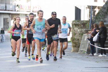 Yarı Maraton çalıştıran sporcular 