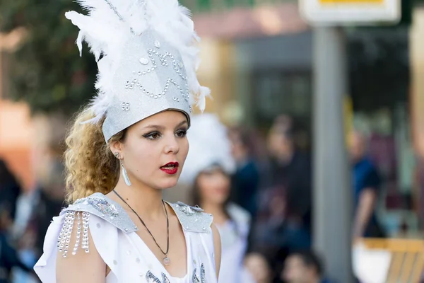 Pontevedra Spain February 2016 People Dressed Parade Held City Winter — 图库照片