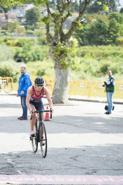 Pontevedra Spanyolország 2016 Május Részletek Résztvevők Spanyolország Triatlon Váltó Bajnokság — Stock Fotó