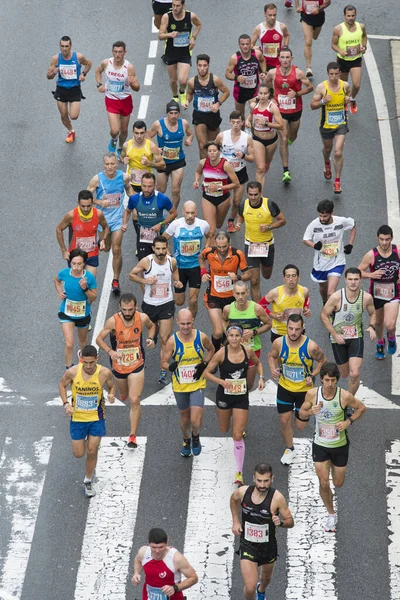 2016 Pontevedra Spain Details Participants Popular Half Marathon City Pontevedra — 스톡 사진