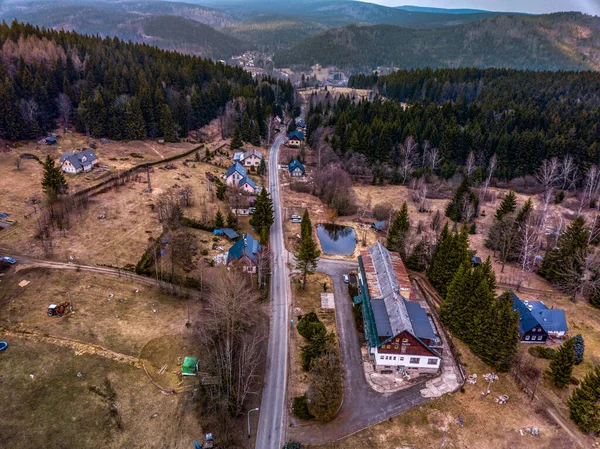 Pohled Shora Horního Maxova České Republice — Stock fotografie