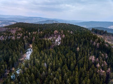 Çek Cumhuriyeti 'nde Horni Maxov' un yukarıdan görüntüsü