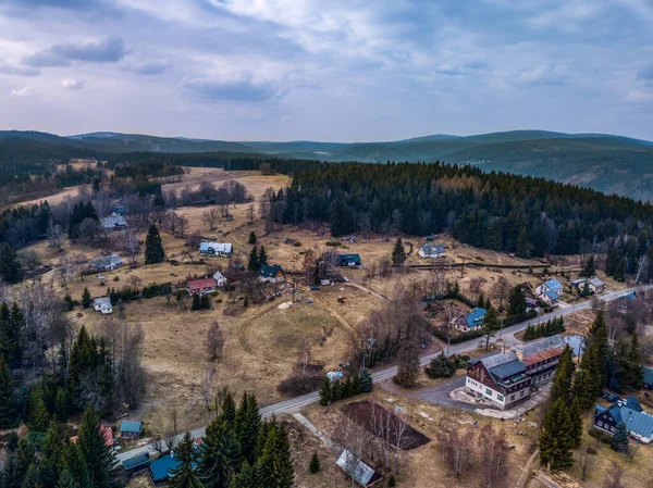 Widok Góry Horni Maxov Czechach — Zdjęcie stockowe