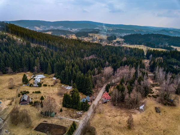 Pohled Shora Horního Maxova České Republice — Stock fotografie