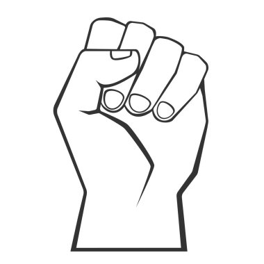 Çizgi çizimi çizim vektör biçimini yumrukla