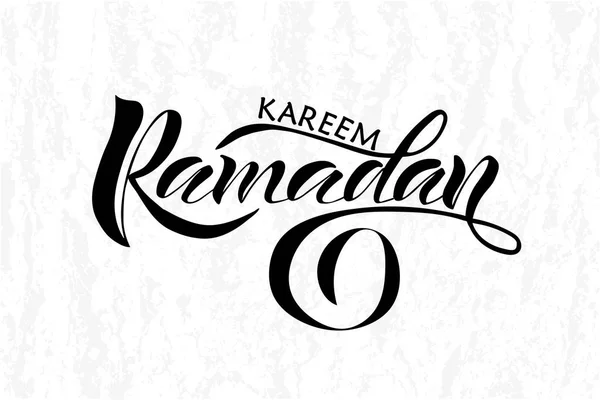 Letras Bellisimo Texto Ramadán Plantilla Para Tarjetas Postales Banners Logo — Vector de stock