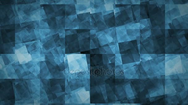 Blocks Optical Illusion - Blue — Stock Video