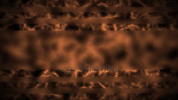 Abstrakt suddiga vatten bakgrund - Orange — Stockvideo